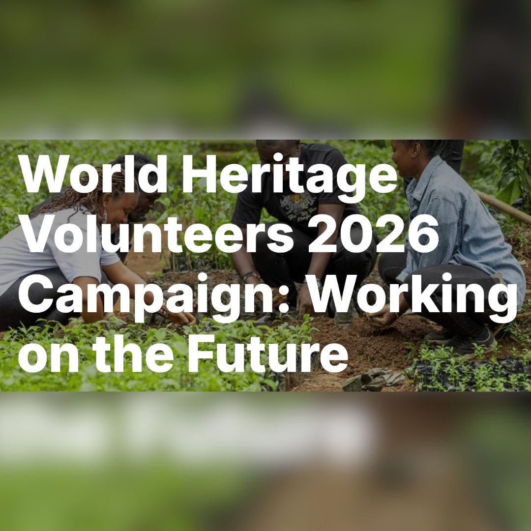 Voluntarios del Patrimonio Mundial 2026: Trabajando por el Futuro